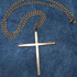 Brother David�s simple, yet striking, silver cross.
